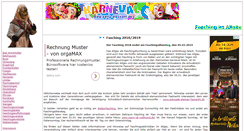 Desktop Screenshot of fasching-allgaeu.de